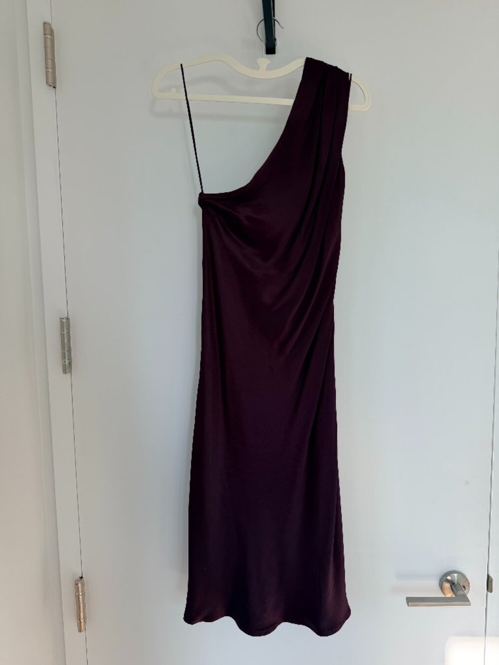 BHLDN One-sleeve semi-formal dress; Medium; missing neck scarf